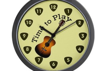time to play guitar wall clock 360x240 - 6 porad dla gitarzystów